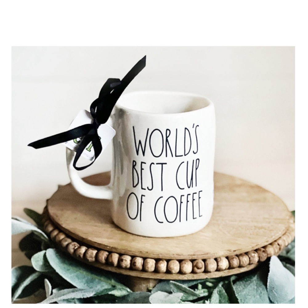 NEW Rae Dunn World’s Best Cup Of Coffee Mug 20th Year Anniversary Buddy The Elf